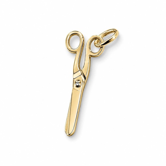 Jewelry - 10K Real Yellow Gold Scissors Pendant 1.25”
